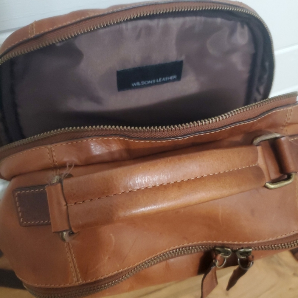 Leather Backpack - image 7